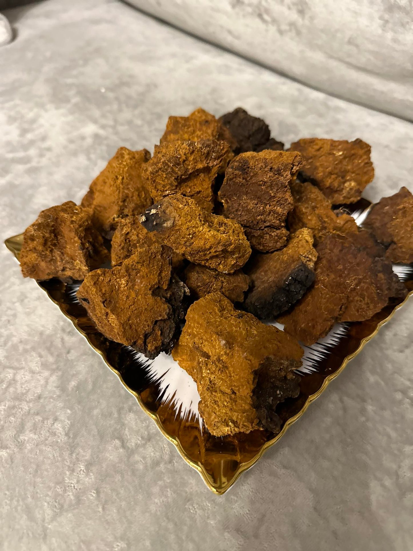 Chaga mushroom dried Чага чай Schaga Chaga from Ukraine